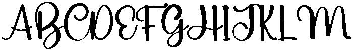Beauty Regular otf (400) Font UPPERCASE
