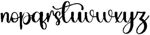 Beauty Regular otf (400) Font LOWERCASE