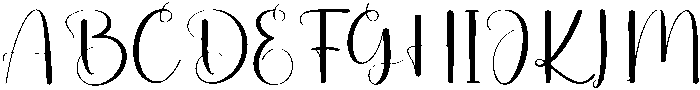Beauty Regular otf (400) Font UPPERCASE