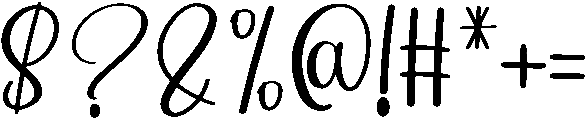 Beauty Regular otf (400) Font OTHER CHARS