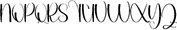 Beauty Regular otf (400) Font UPPERCASE