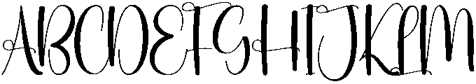 Beauty Regular otf (400) Font UPPERCASE