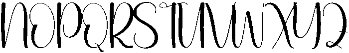 Beauty Regular otf (400) Font UPPERCASE