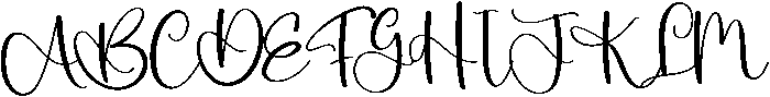 Beauty Regular otf (400) Font UPPERCASE