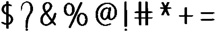 Beauty Regular otf (400) Font OTHER CHARS