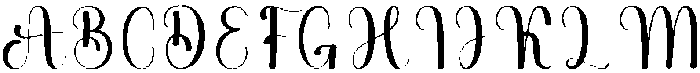 Beauty Regular otf (400) Font UPPERCASE