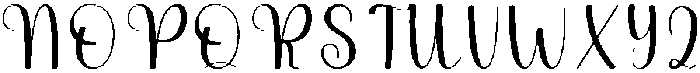 Beauty Regular otf (400) Font UPPERCASE