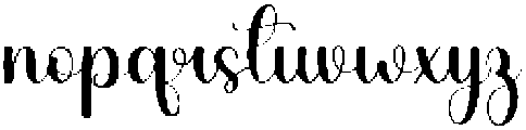 Beauty Regular otf (400) Font LOWERCASE