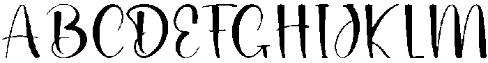 Beauty Regular otf (400) Font UPPERCASE