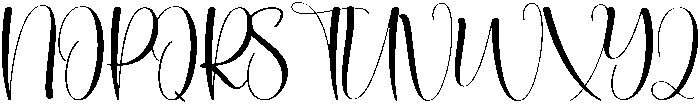 Beauty Regular otf (400) Font UPPERCASE