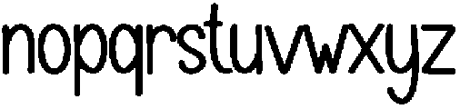 Beauty Santa Regular otf (400) Font LOWERCASE