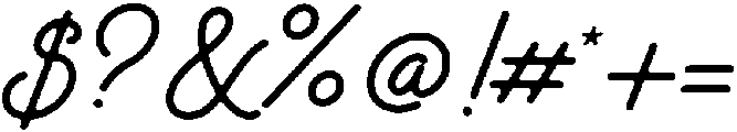 Beauty Script otf (400) Font OTHER CHARS