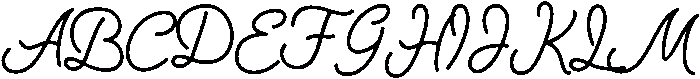 Beauty Script otf (400) Font UPPERCASE
