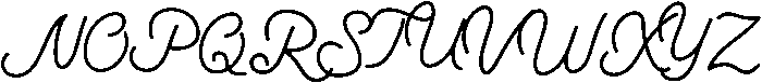 Beauty Script otf (400) Font UPPERCASE