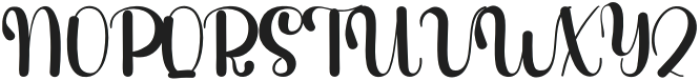 Beauty Signature Regular otf (400) Font UPPERCASE