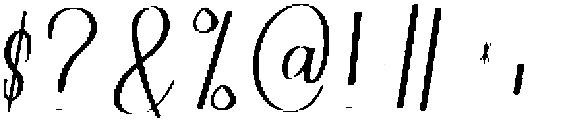 Beauty Signature Regular ttf (400) Font OTHER CHARS