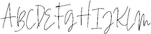 Beauty Signature otf (400) Font UPPERCASE