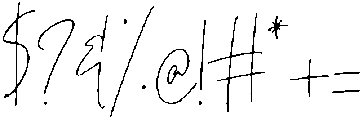 Beauty Signature otf (400) Font OTHER CHARS