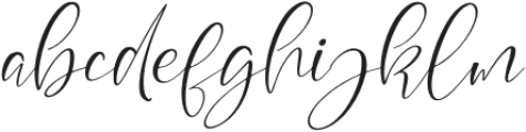 Beauty Sungold Italic Italic otf (400) Font LOWERCASE