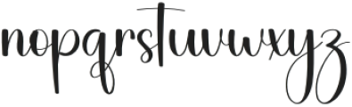 Beauty Valentine Regular otf (400) Font LOWERCASE