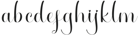 Beauty Valentinos Regular otf (400) Font LOWERCASE