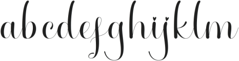 Beauty Valentinos Regular ttf (400) Font LOWERCASE