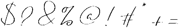 Beauty otf (400) Font OTHER CHARS