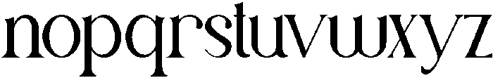 Beauty otf (400) Font LOWERCASE