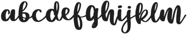 BeautyChatti Regular otf (400) Font LOWERCASE