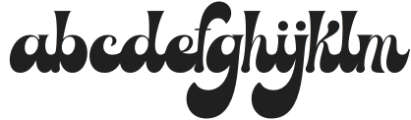 BeautyRetro-Regular otf (400) Font LOWERCASE