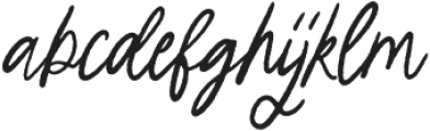 Beautyful House Regular otf (400) Font LOWERCASE