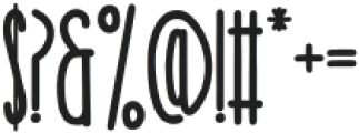 Beaver Bold otf (700) Font OTHER CHARS