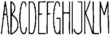 Beaver Regular otf (400) Font UPPERCASE