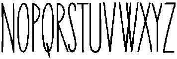Beaver Regular otf (400) Font UPPERCASE