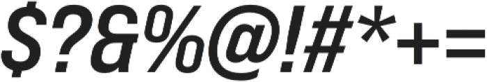 Bebas Neue Pro Expanded Bold Italic otf (700) Font OTHER CHARS