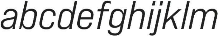 Bebas Neue Pro Expanded Middle Italic otf (400) Font LOWERCASE