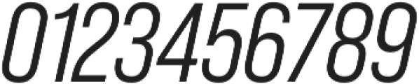 Bebas Neue Pro Middle Italic otf (400) Font OTHER CHARS