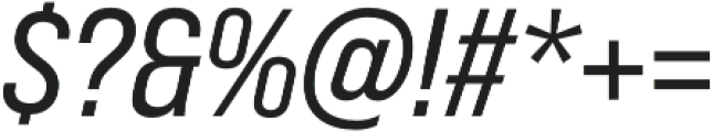 Bebas Neue Pro SemiExpanded Italic otf (400) Font OTHER CHARS