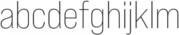 Bebas Neue Pro SemiExpanded Light otf (300) Font LOWERCASE