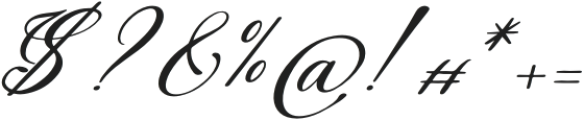 Bebegik Panthay Italic otf (400) Font OTHER CHARS