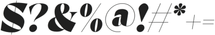 Beckan-Oblique otf (400) Font OTHER CHARS