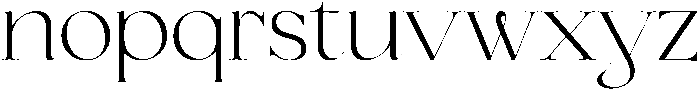 Beckan-Regular otf (400) Font LOWERCASE
