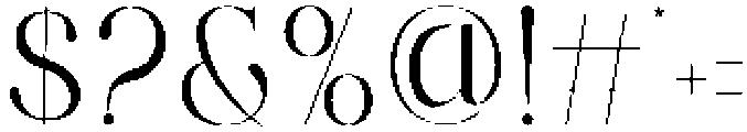 Becki Regular otf (400) Font OTHER CHARS