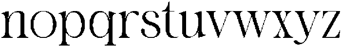 Becki Regular otf (400) Font LOWERCASE