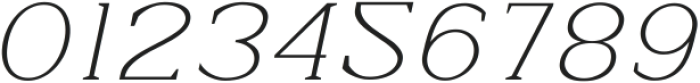 Beckland Thin Italic ttf (100) Font OTHER CHARS