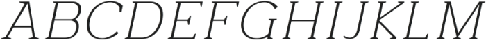 Beckland Thin Italic ttf (100) Font
