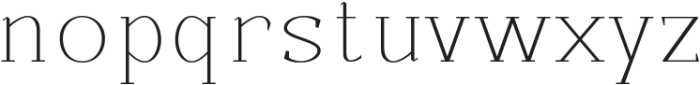 Beckland Thin ttf (100) Font LOWERCASE