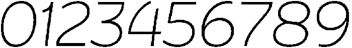 Becky Light Italic otf (300) Font OTHER CHARS