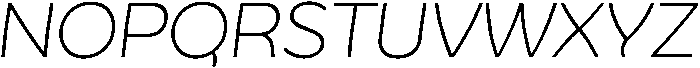 Becky Light Italic otf (300) Font UPPERCASE