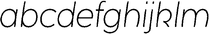 Becky Light Italic otf (300) FONT